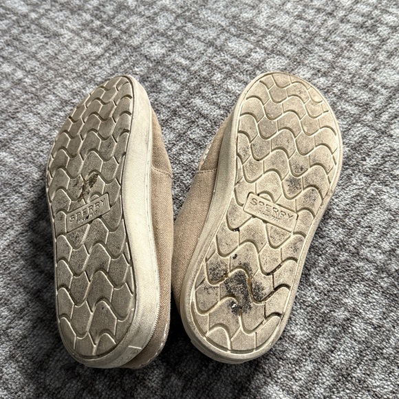 Sperry Kids Tan Boat Shoes - Picture 3 of 5